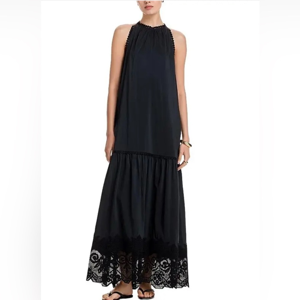 Teri Lace Trim Maxi Dress by Kobi Halperin.NWT